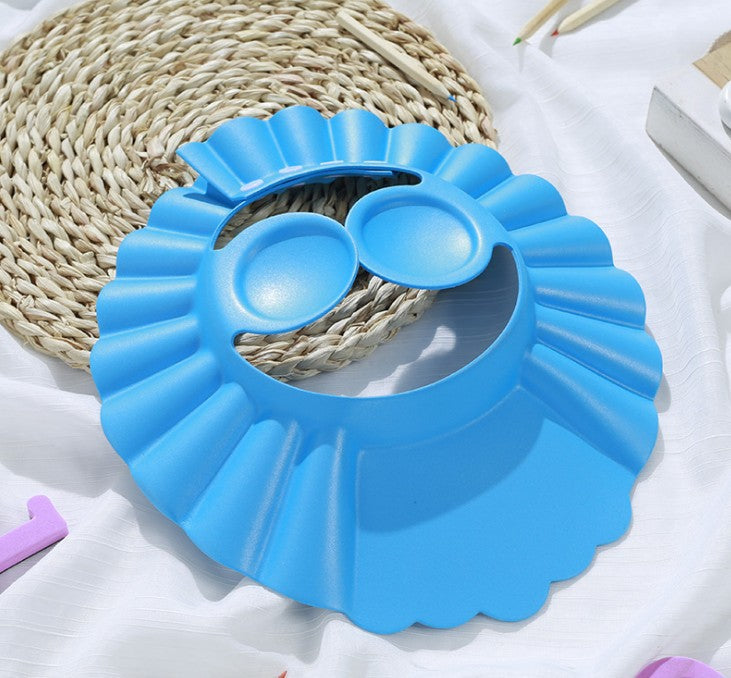 Children&#039;s Bath Shampoo Cap Adjustable Shampoo Cap Mother And Baby Supplies Baby Shower Cap Ear Protection Adjustable