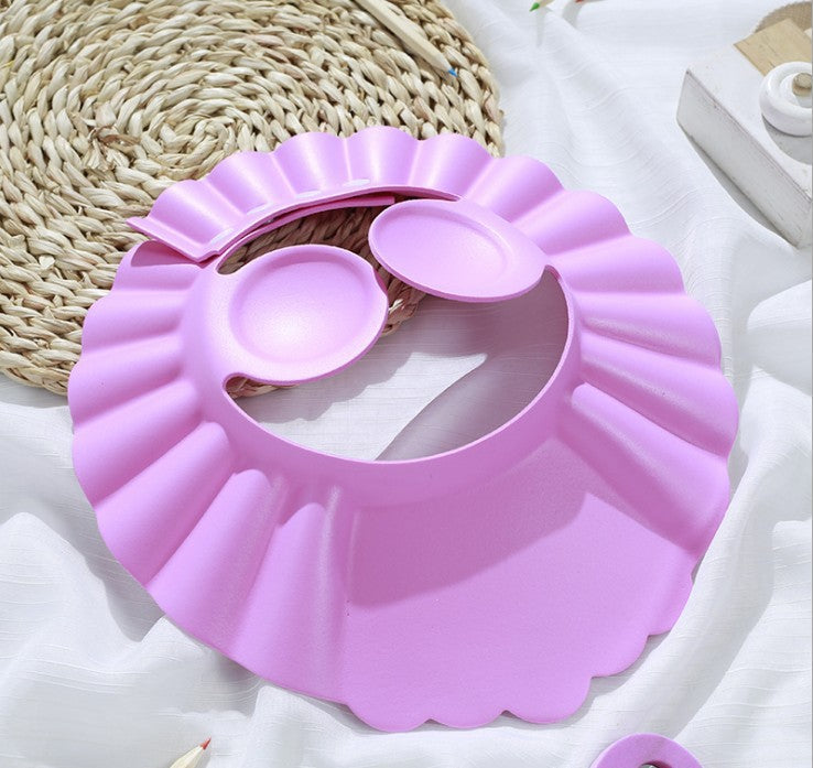 Children&#039;s Bath Shampoo Cap Adjustable Shampoo Cap Mother And Baby Supplies Baby Shower Cap Ear Protection Adjustable